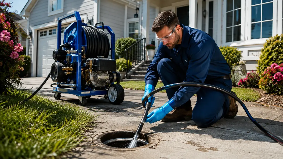 Residential Hydro Jet Drain Cleaning in Pinon Hills